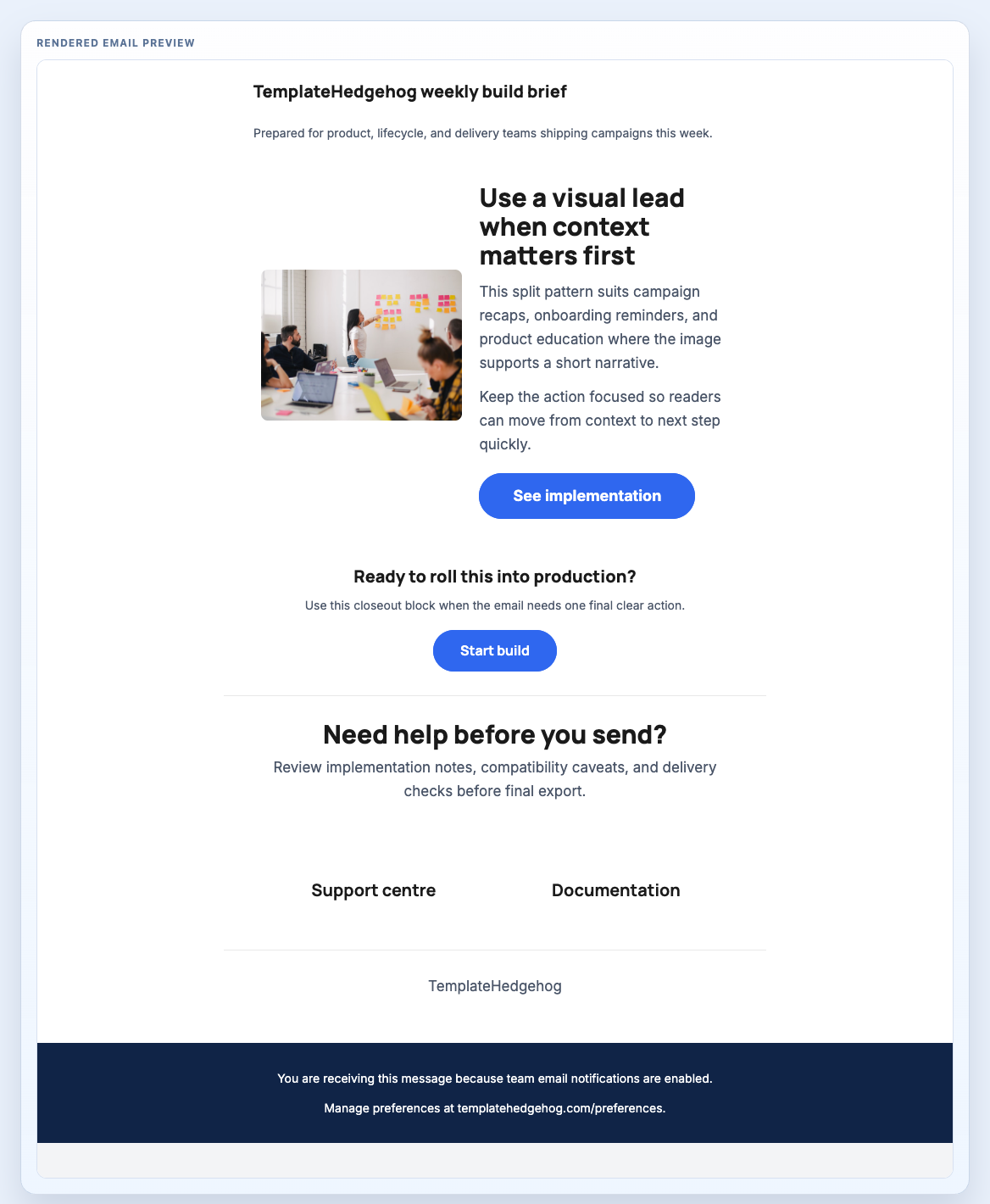 Retention Alert Sequence preview